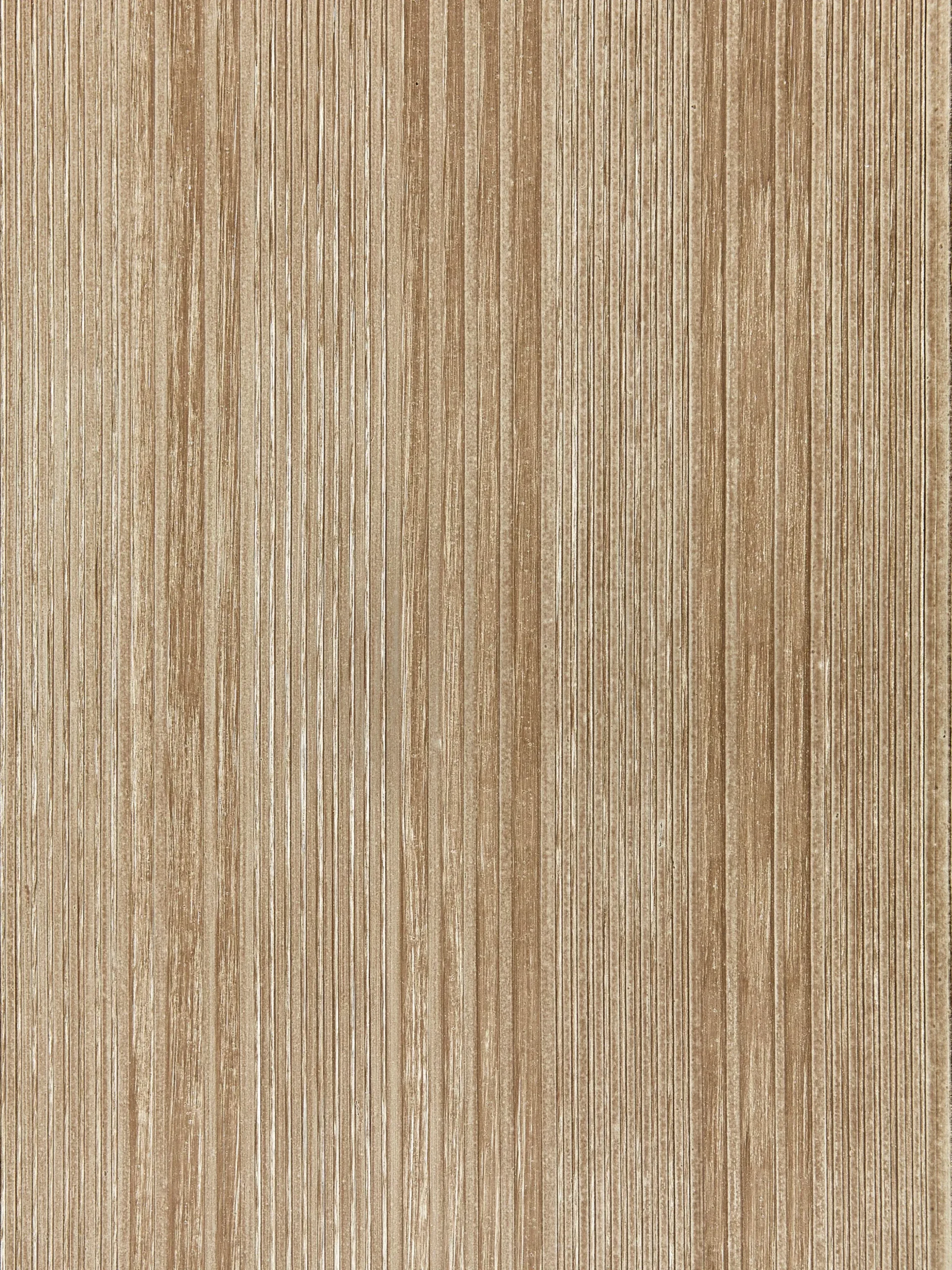 Scalamandre SC 0004WP88367 Pacific Stripe Taupe and Silver Wallpaper