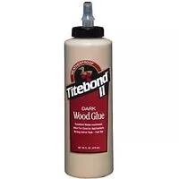 Titebond II 3704 Wood Glue, Brown, 16 oz Bottle