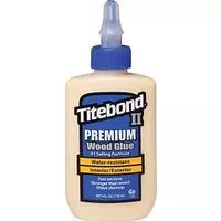 Titebond II 5002 Wood Glue, Yellow, 4 oz Bottle