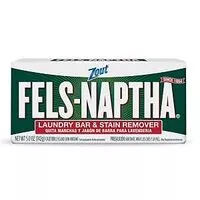 Zout Fels-Naptha 1975025 Laundry Bar and Stain Remover, 5 oz, Wrapped, Bar, Scented, Yellow
