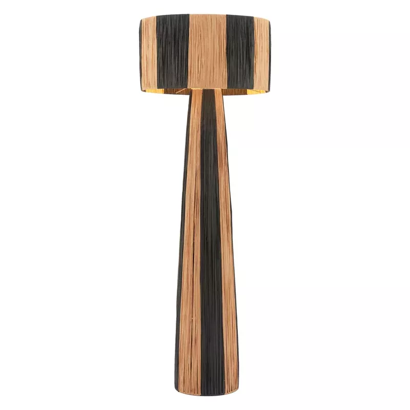 Zuo Gala Floor Lamp Black & Natural